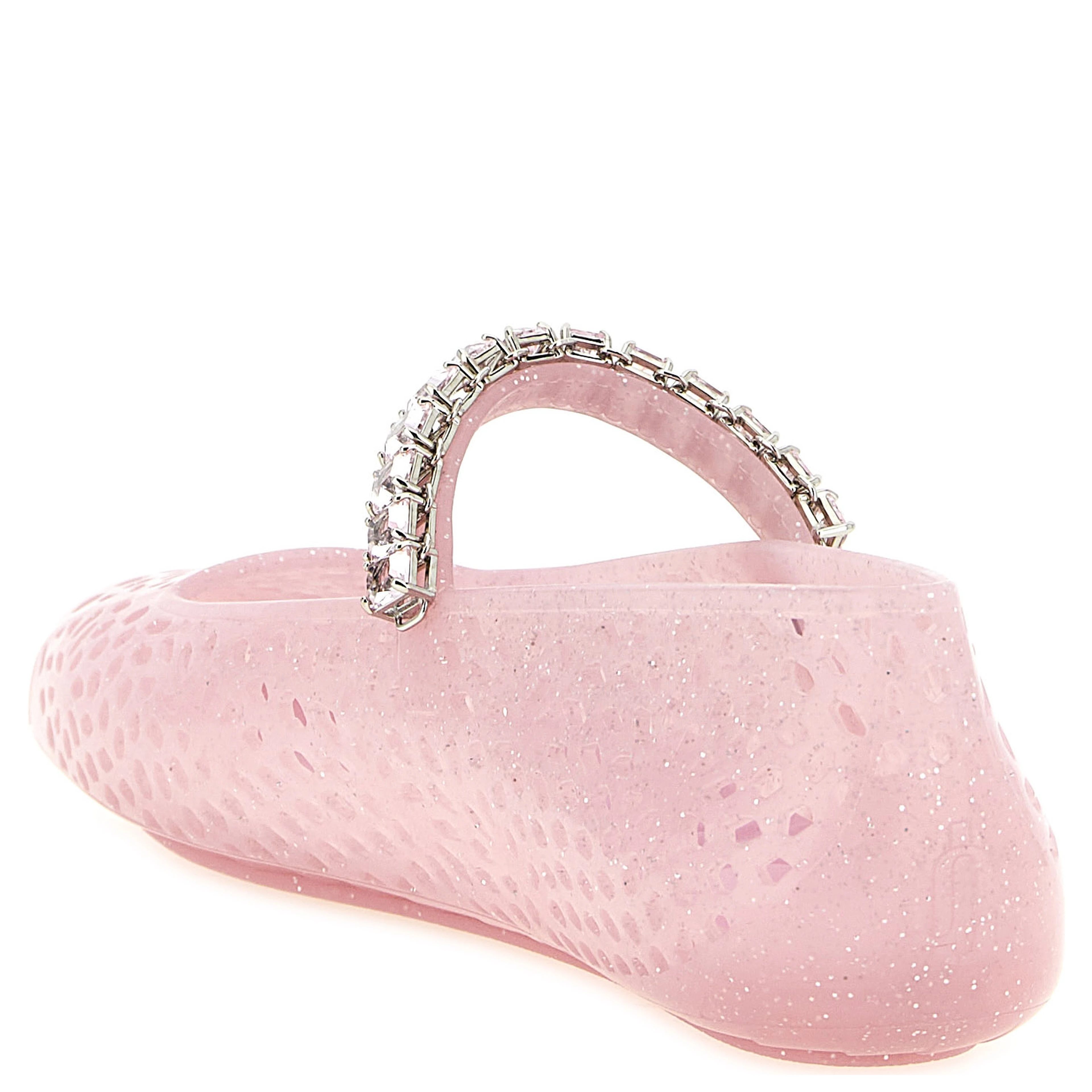 Multicolor Plastic Ballet Flats