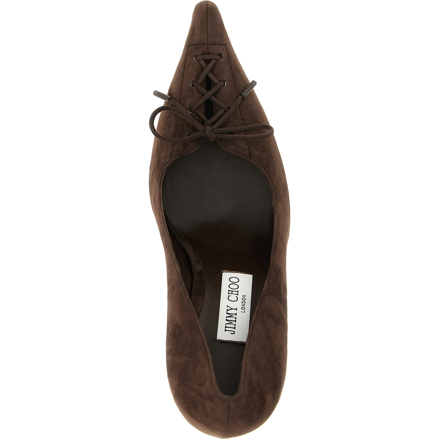 Brown Leather High Heel Pumps