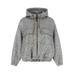 Silver Cotton Bomber
