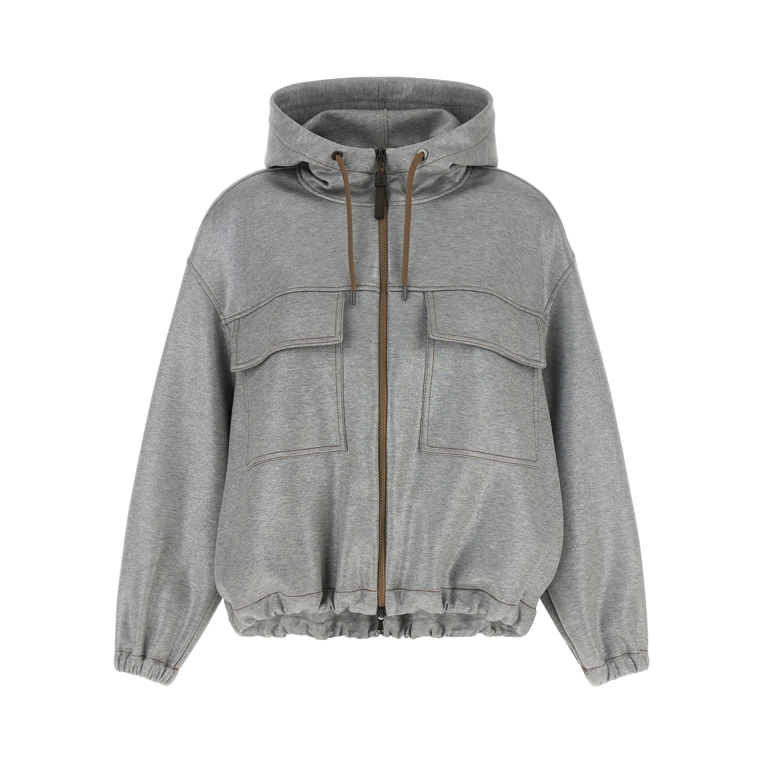 Silver Cotton Bomber