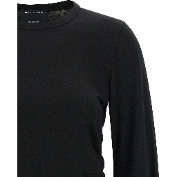 Black Merino Wool Sportswear