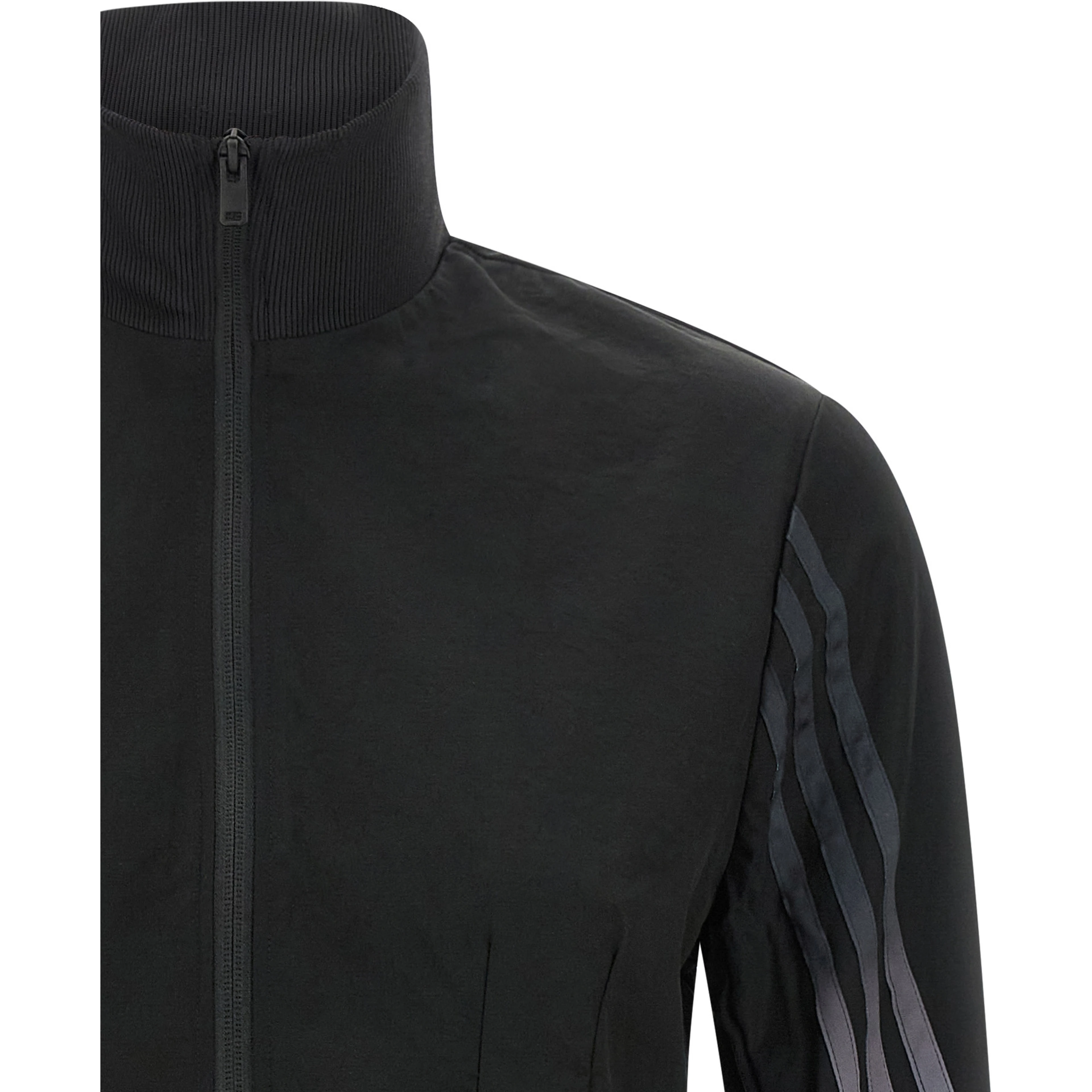 Black Polyamide Sweatshirt