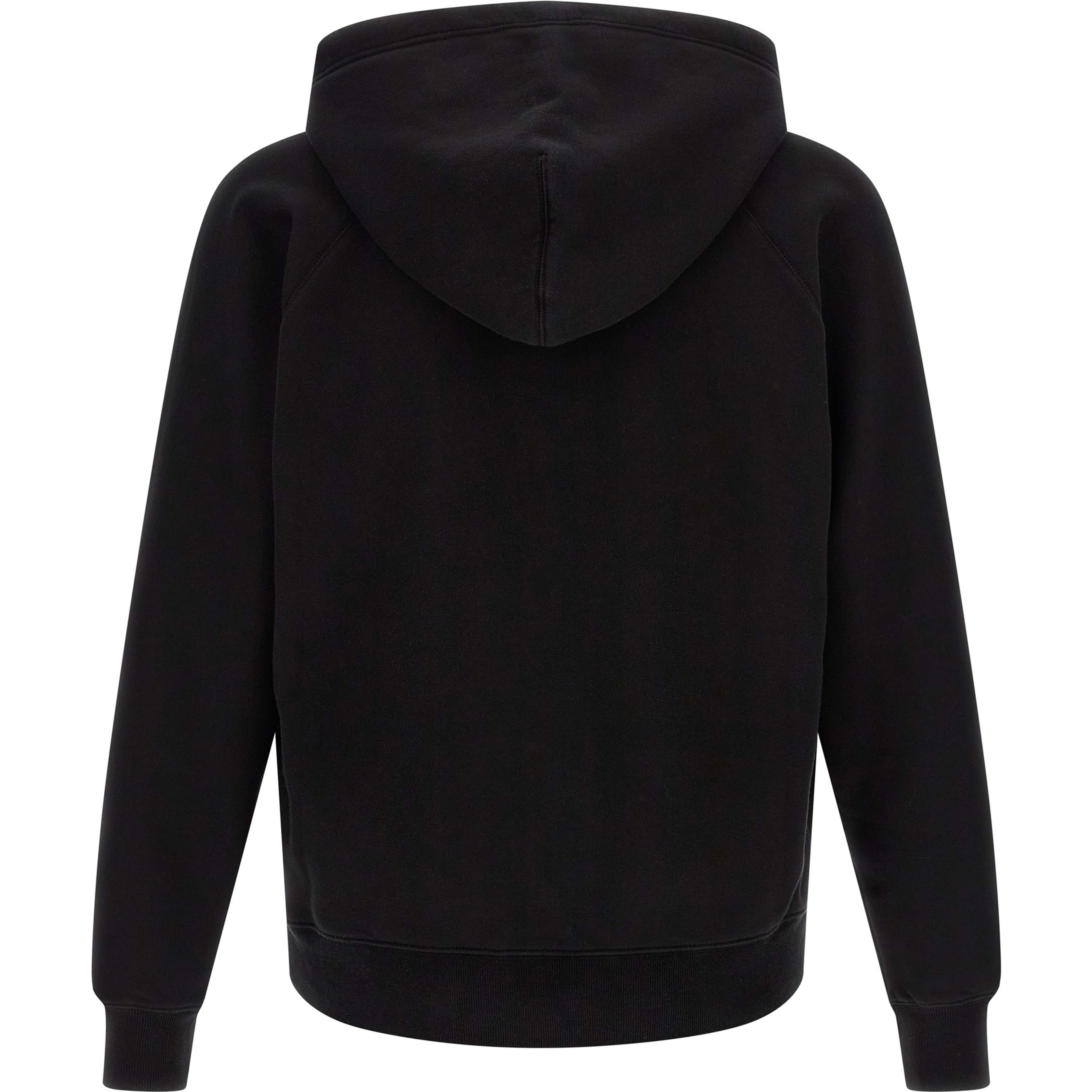 Black Cotton Sweatshirt