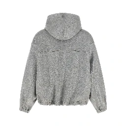 Silver Cotton Bomber