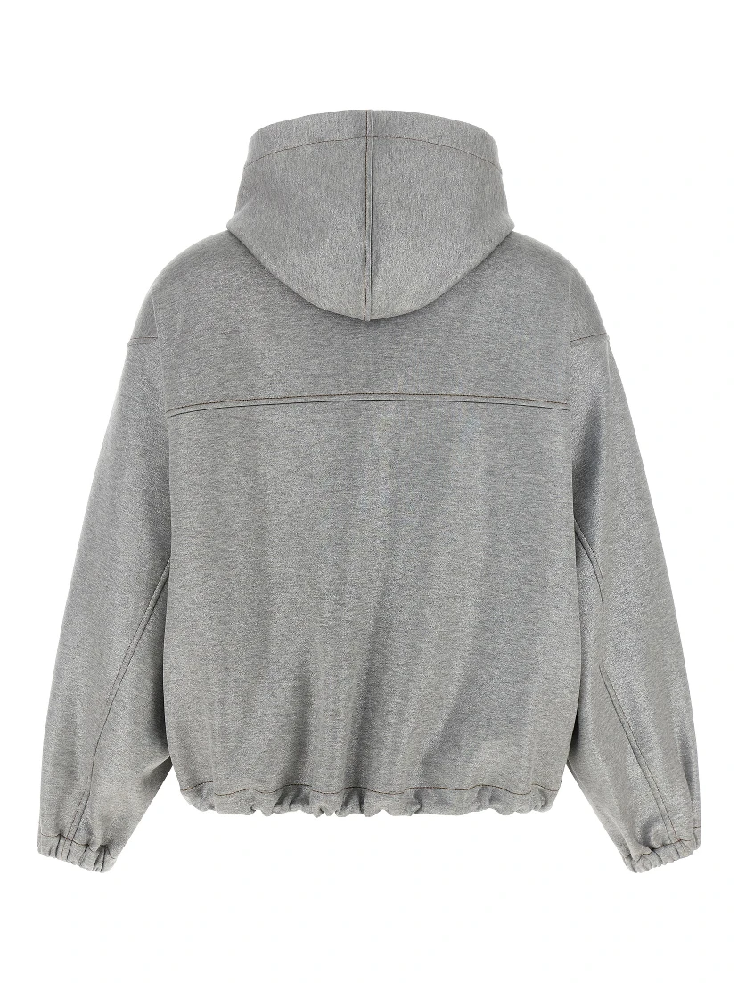 Silver Cotton Bomber