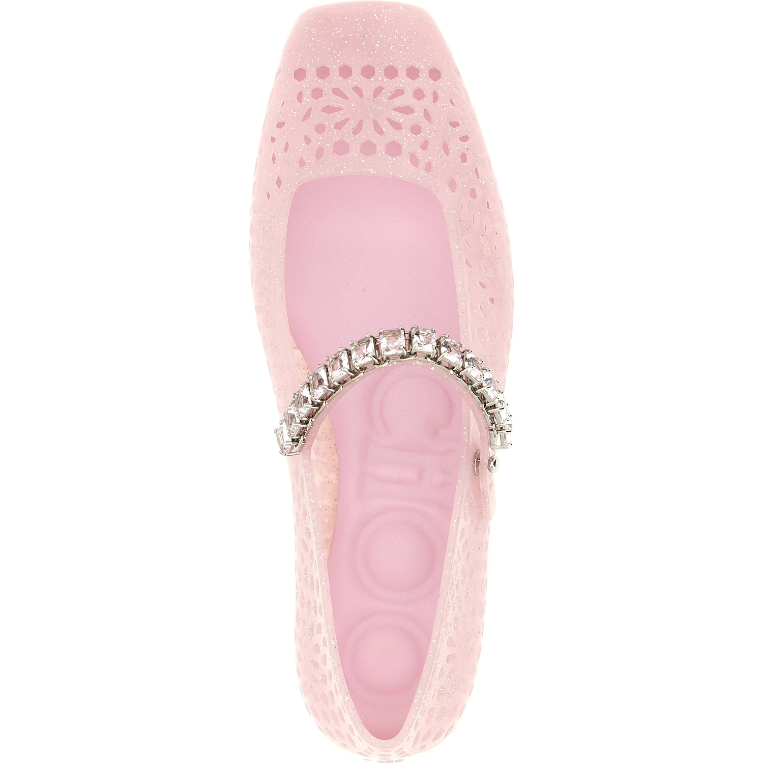 Multicolor Plastic Ballet Flats