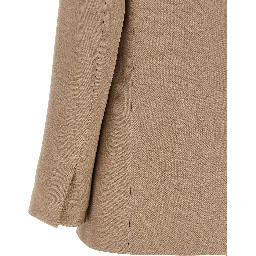 Beige Acetate Blazer