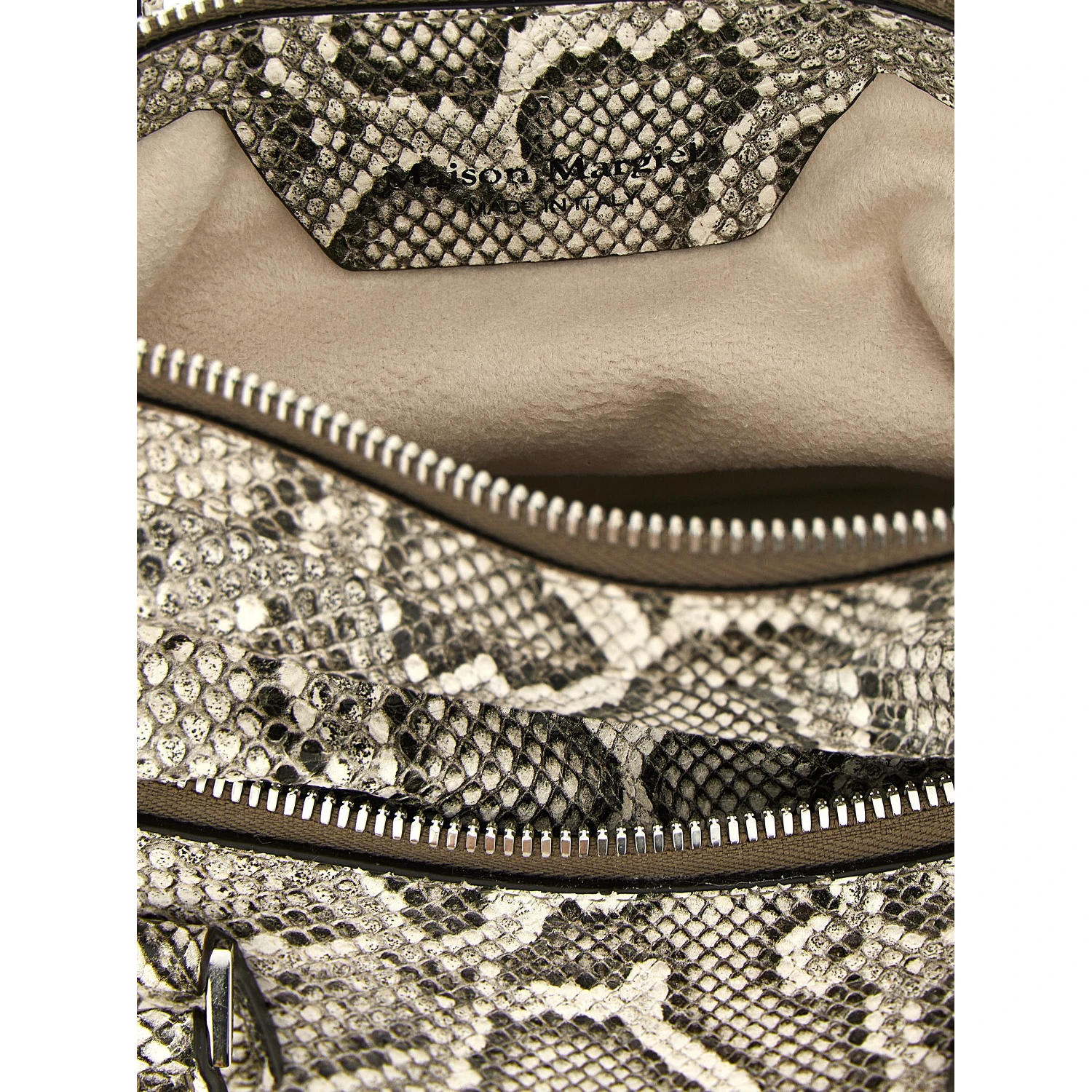 Gray Goatskin Shoulder Bag