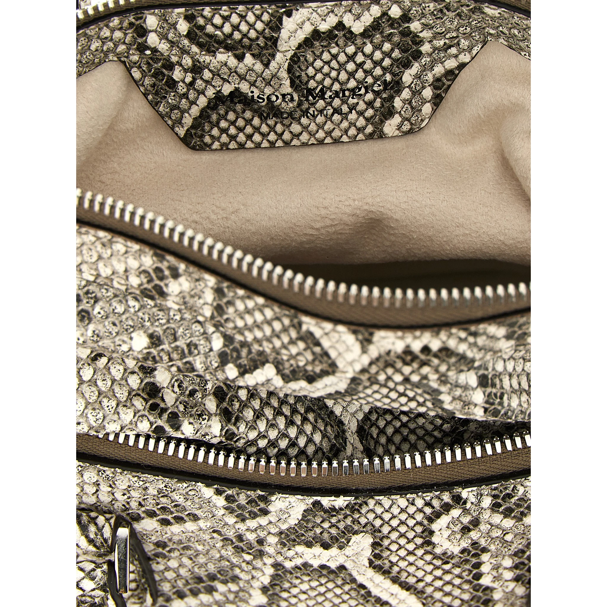 Gray Goatskin Shoulder Bag