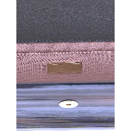 Gray Polyester Clutch Bag