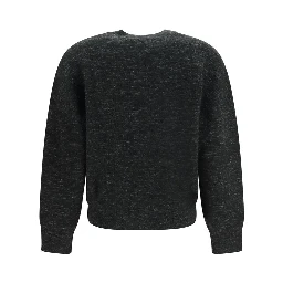 Black Cotton Sweatshirt
