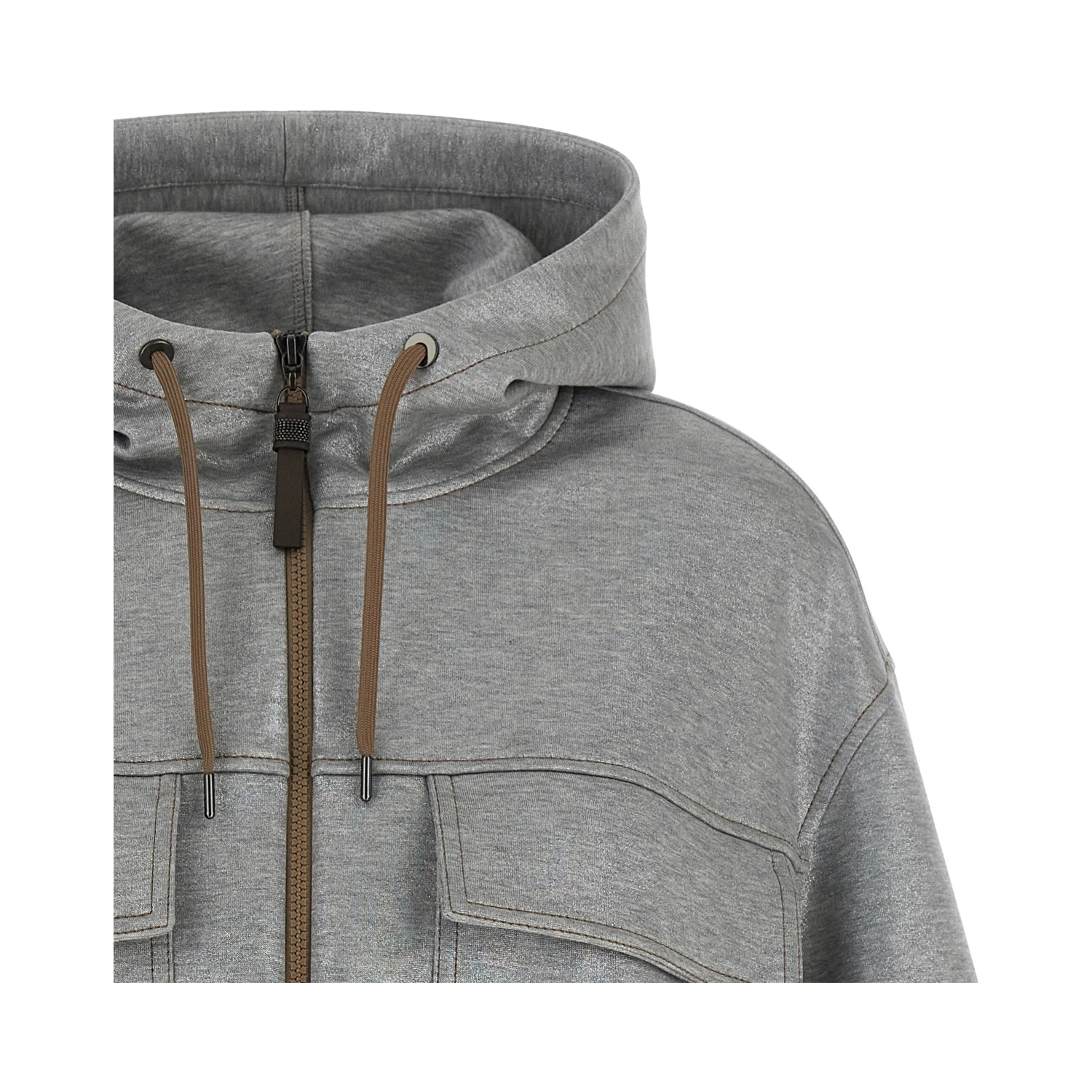 Silver Cotton Bomber