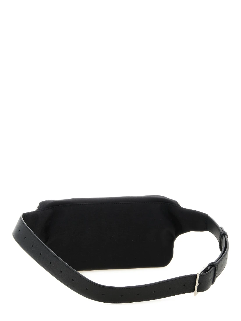 Black Lamb Leather Crossbody Bag