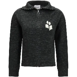 Black Viscose Sweatshirt