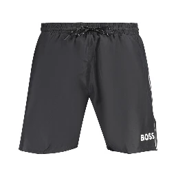 Nero Polyester Men's Shorts