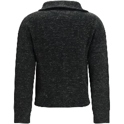 Black Viscose Sweatshirt