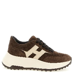 Brown Calfskin Athletic Sneakers