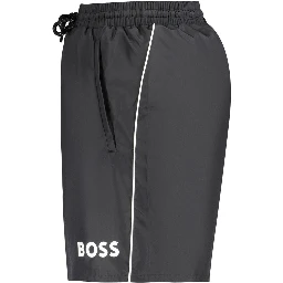 Nero Polyester Men's Shorts