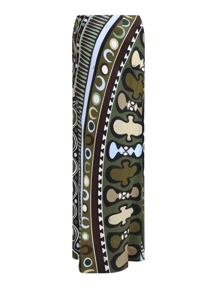 Multicolor Viscose Long Skirt alternative
