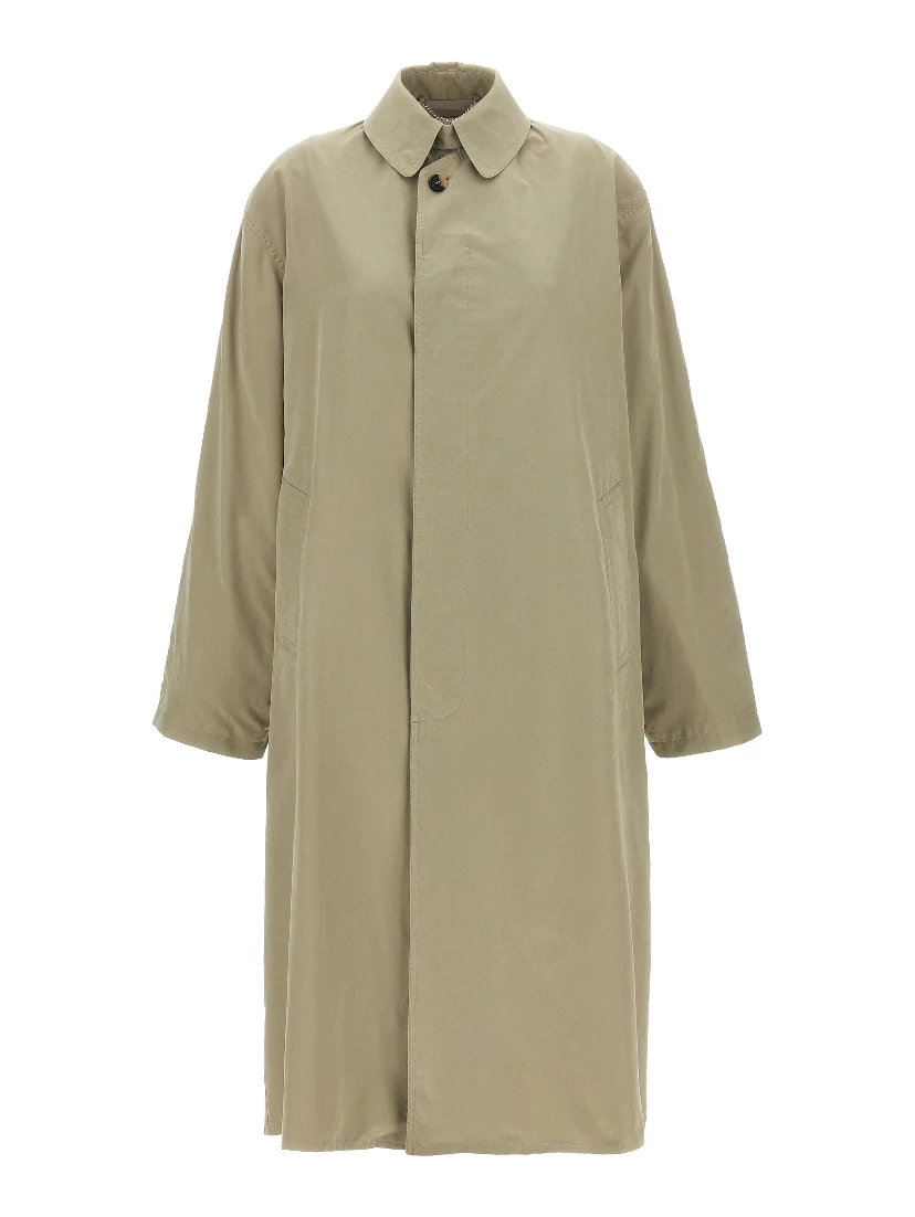 Bicolor Polyester Coat