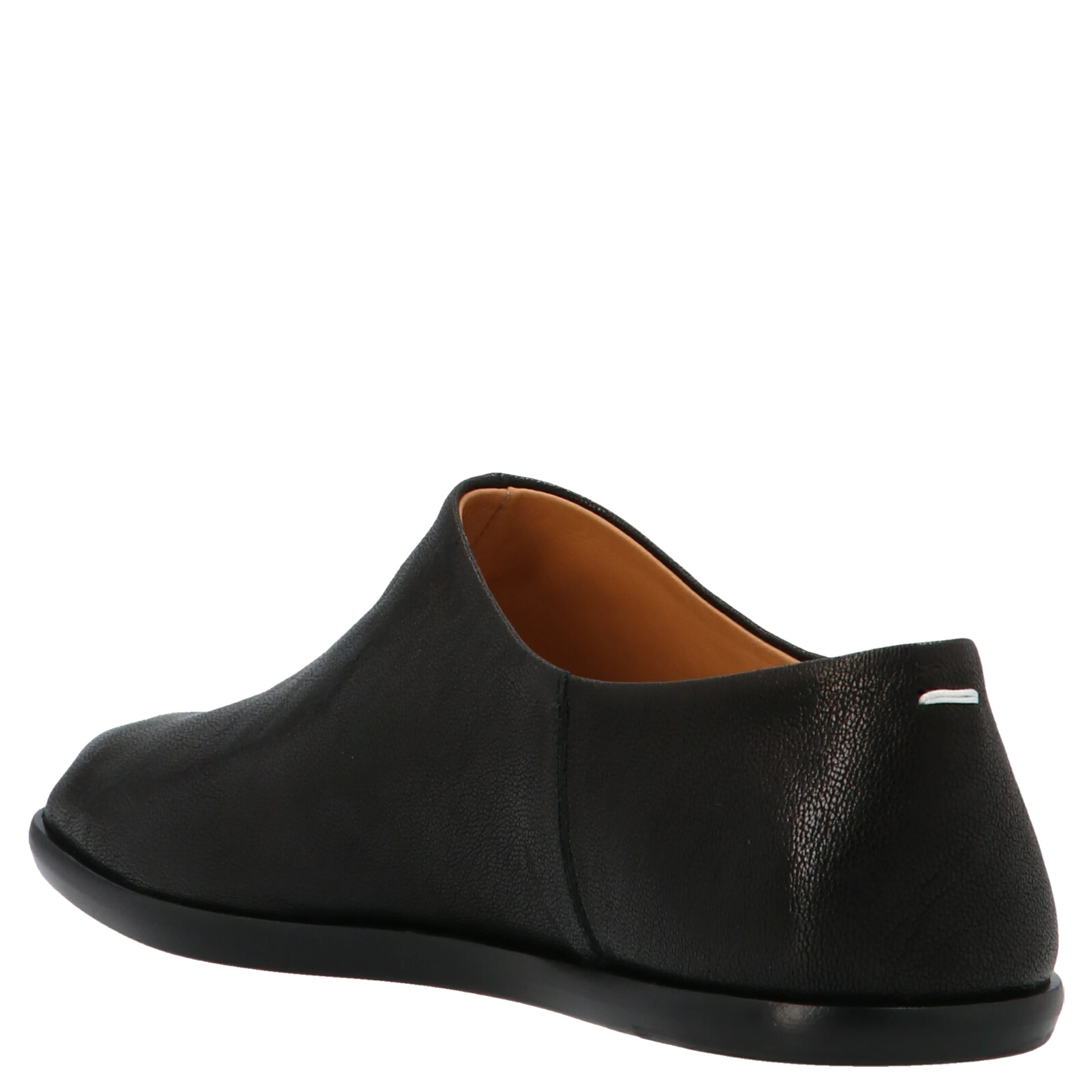 Black Lamb Leather Ballet Flats