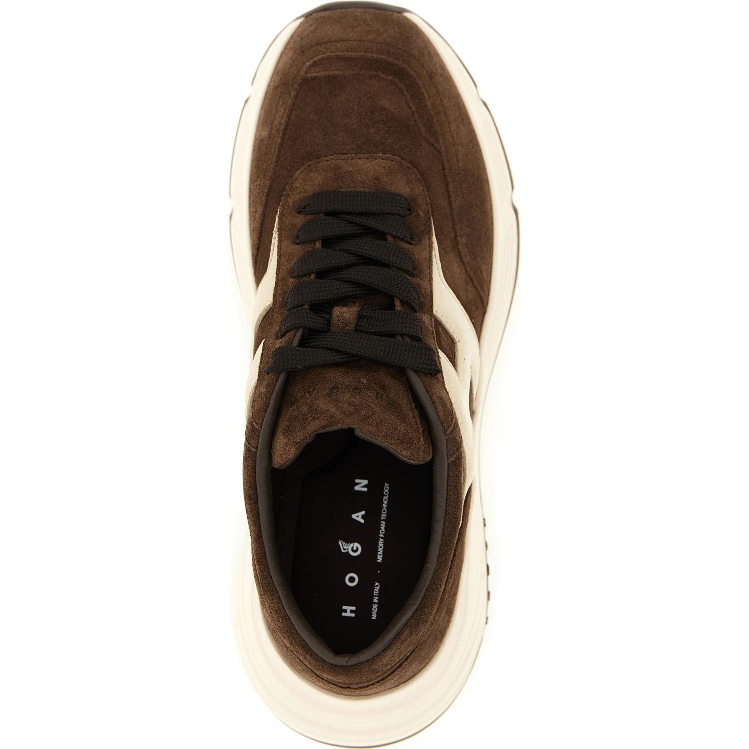 Brown Calfskin Athletic Sneakers