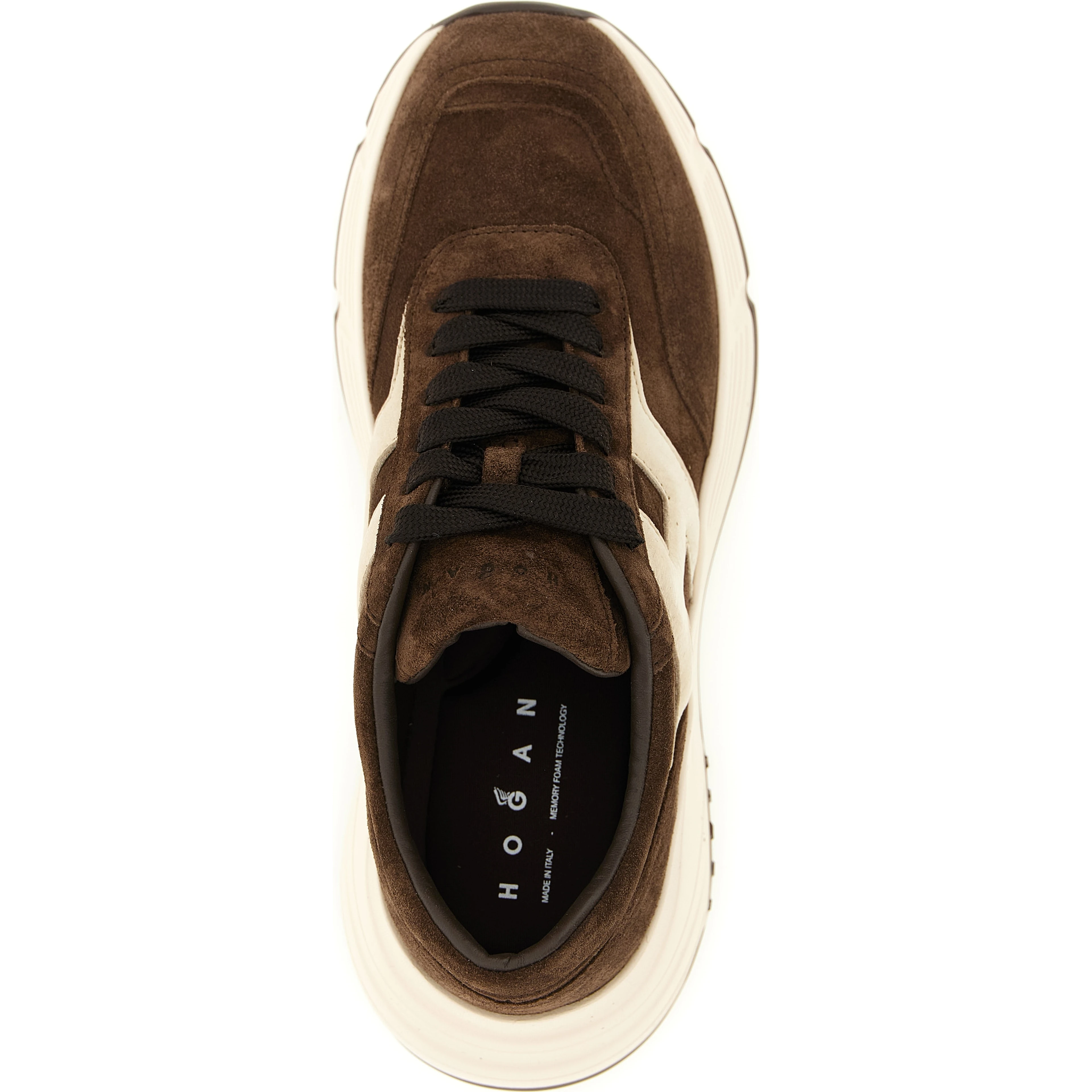 Brown Calfskin Athletic Sneakers