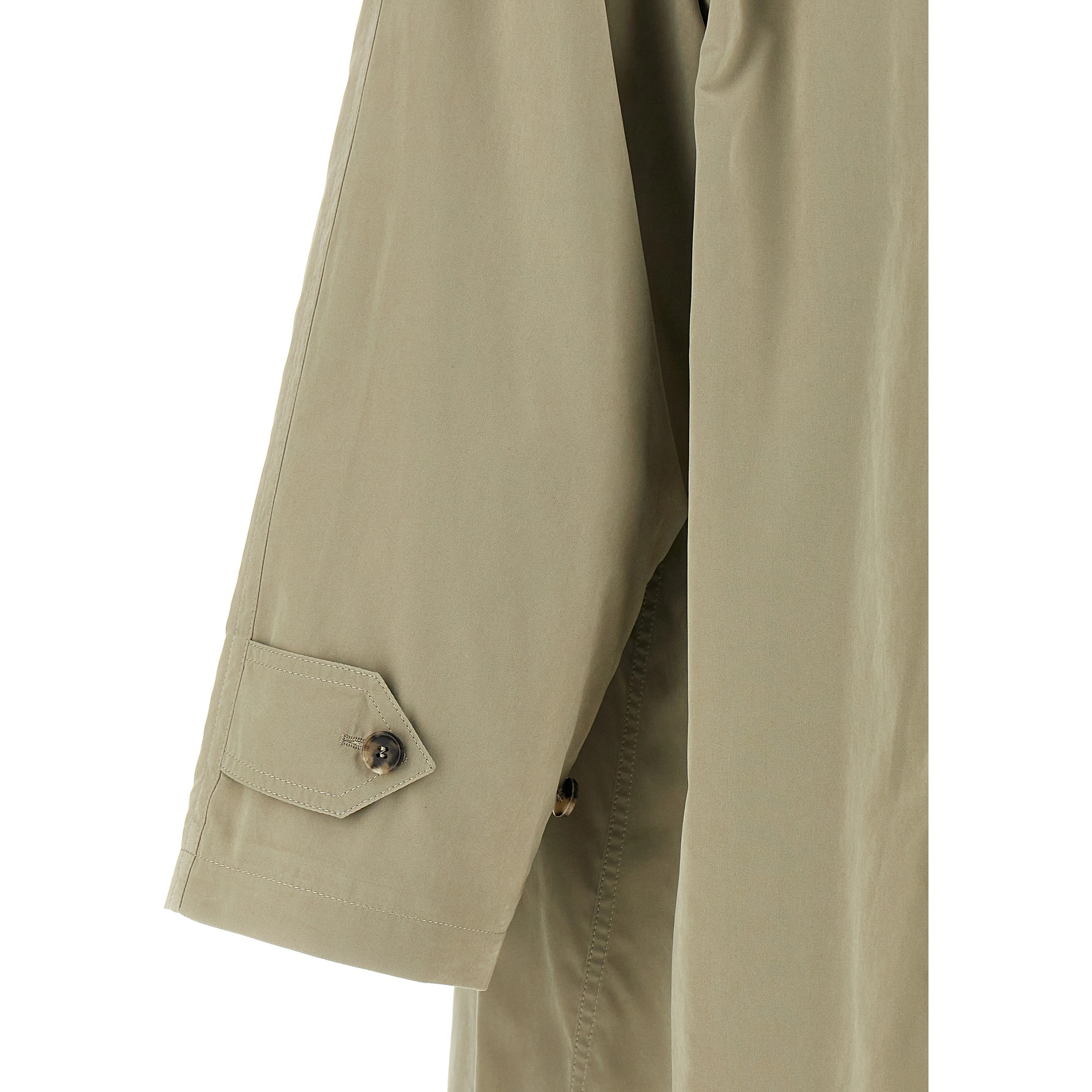 Bicolor Polyester Coat