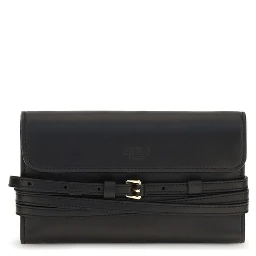 Black Goatskin Shoulder Bag