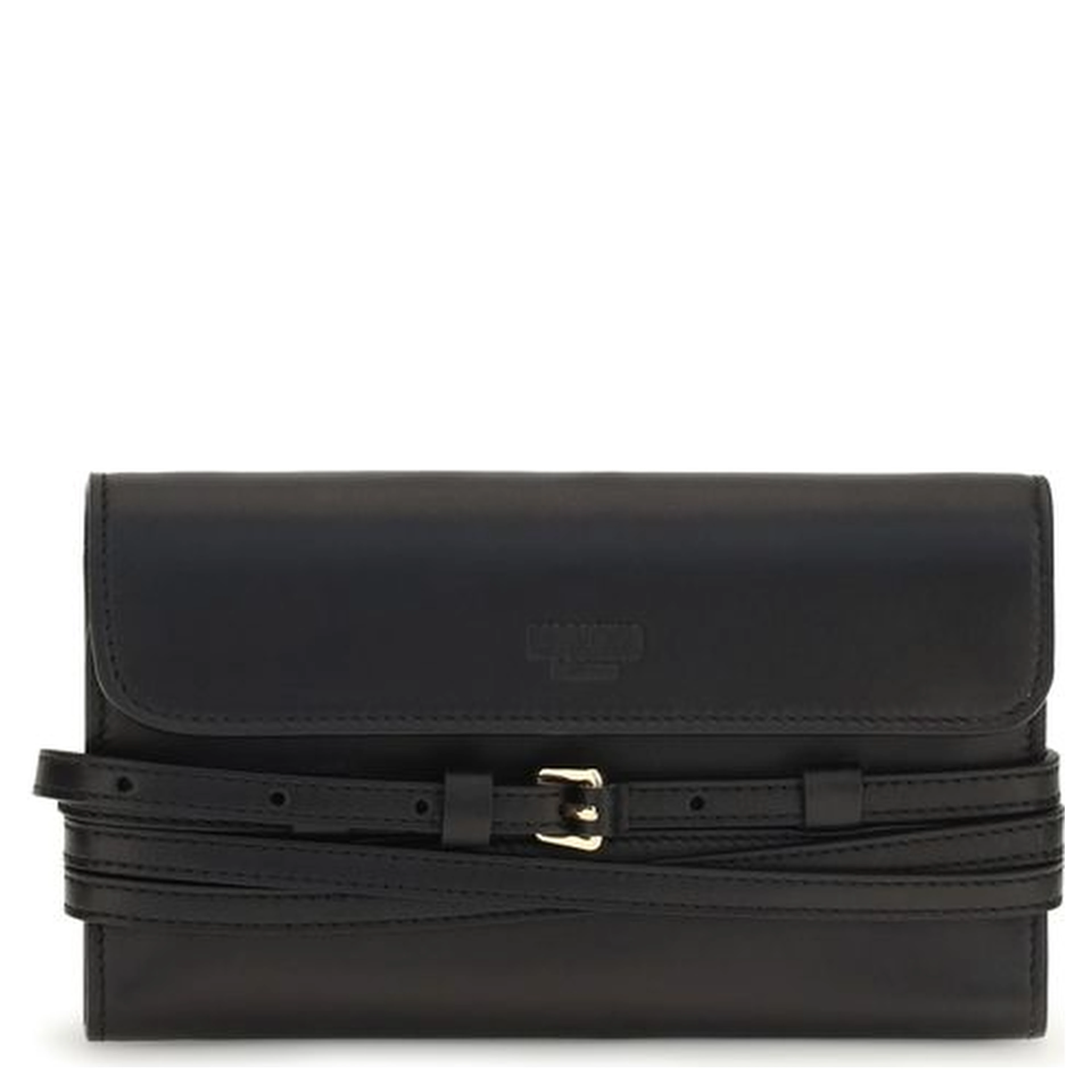 Black Goatskin Shoulder Bag