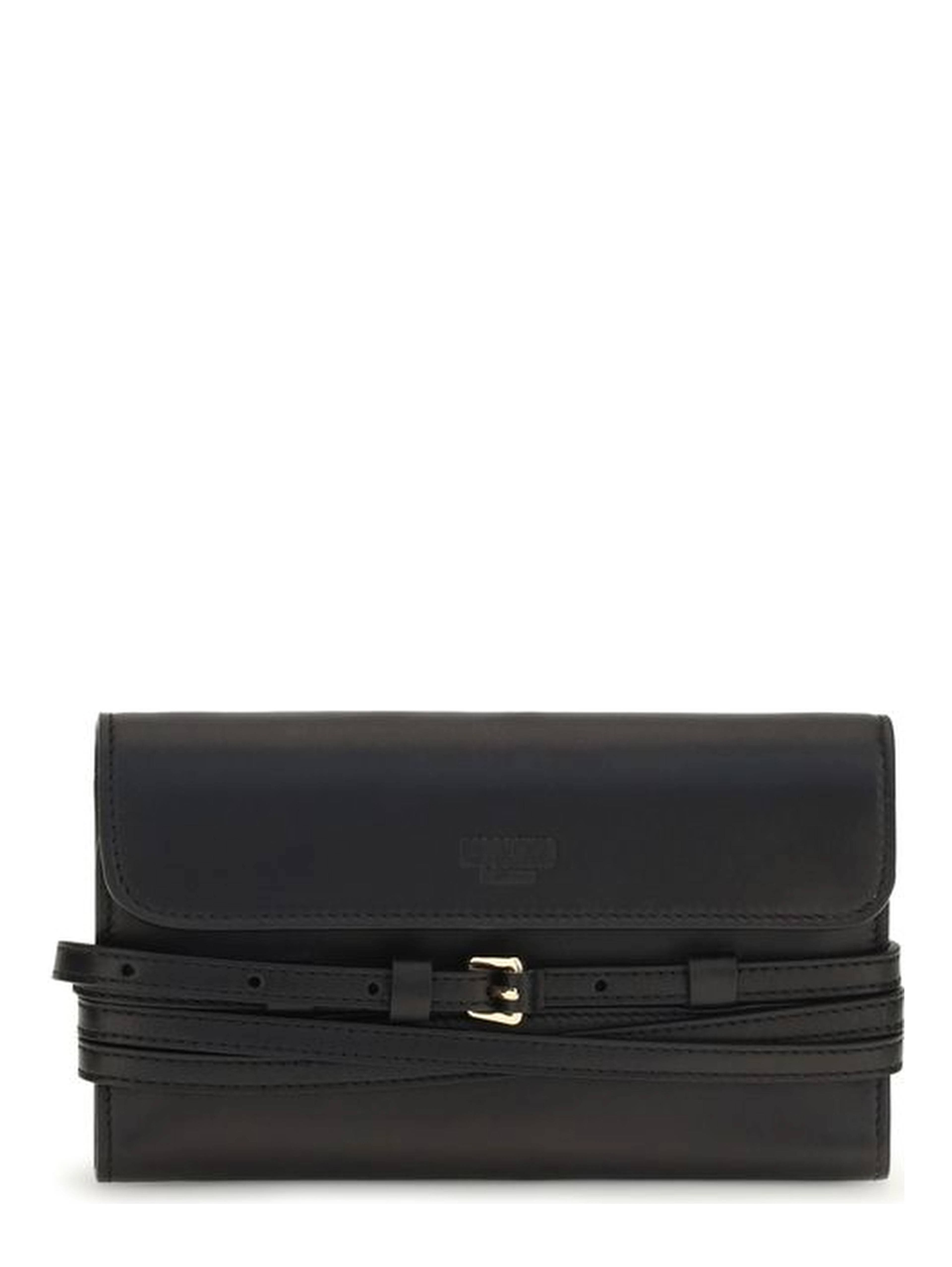 Black Goatskin Shoulder Bag