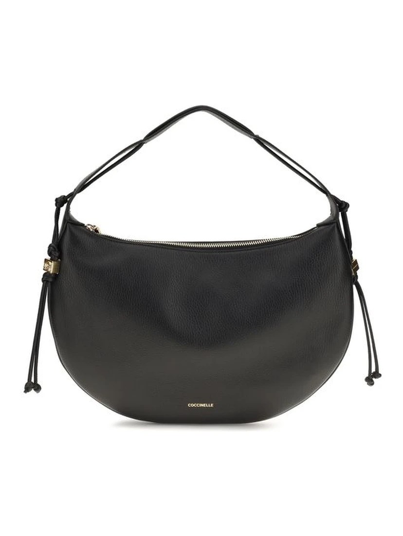 Black Calf Leather Bos Taurus Shoulder Bag