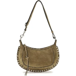 Beige Calf Leather Bos Taurus Shoulder Bag