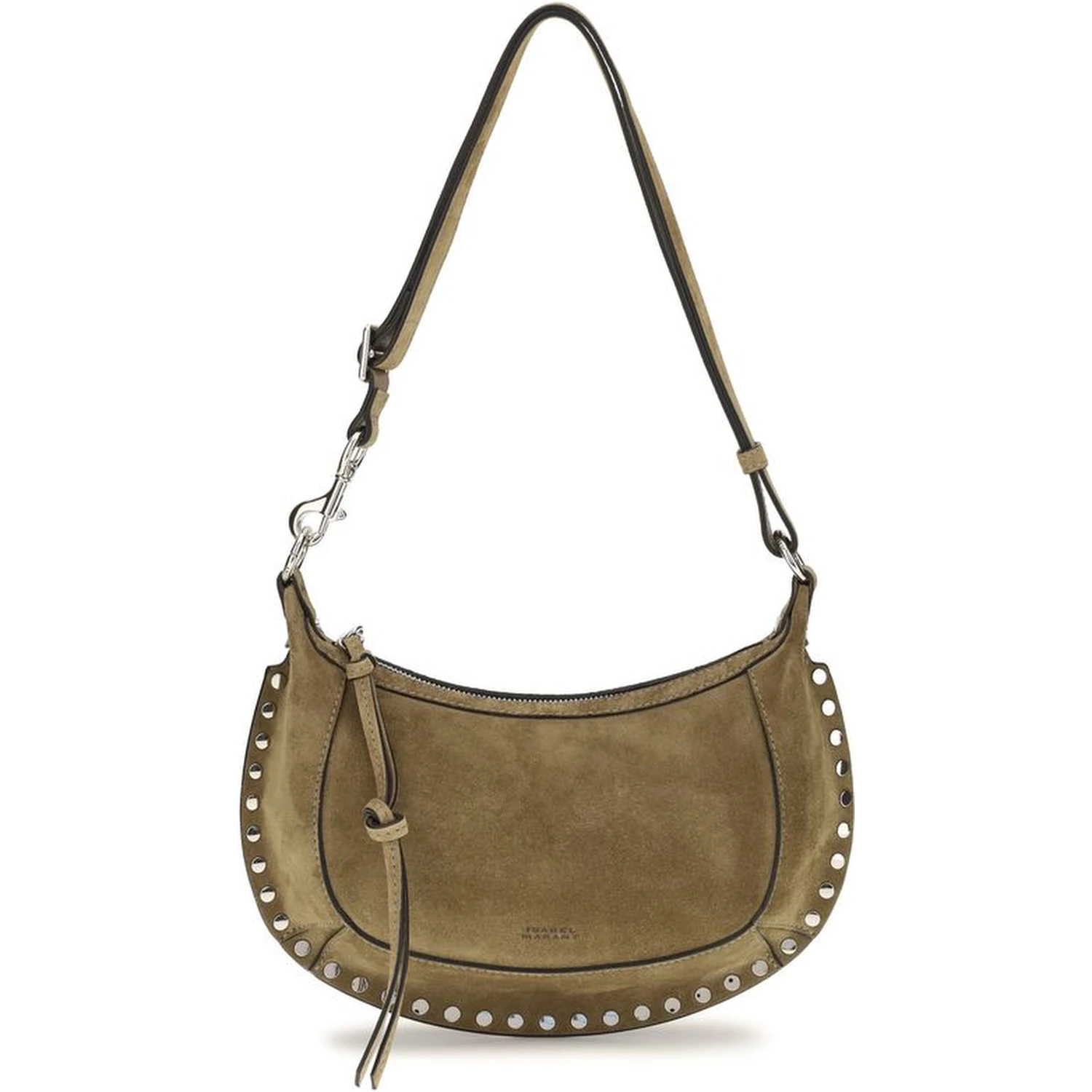 Beige Calf Leather Bos Taurus Shoulder Bag