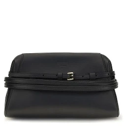 Black Goatskin Shoulder Bag