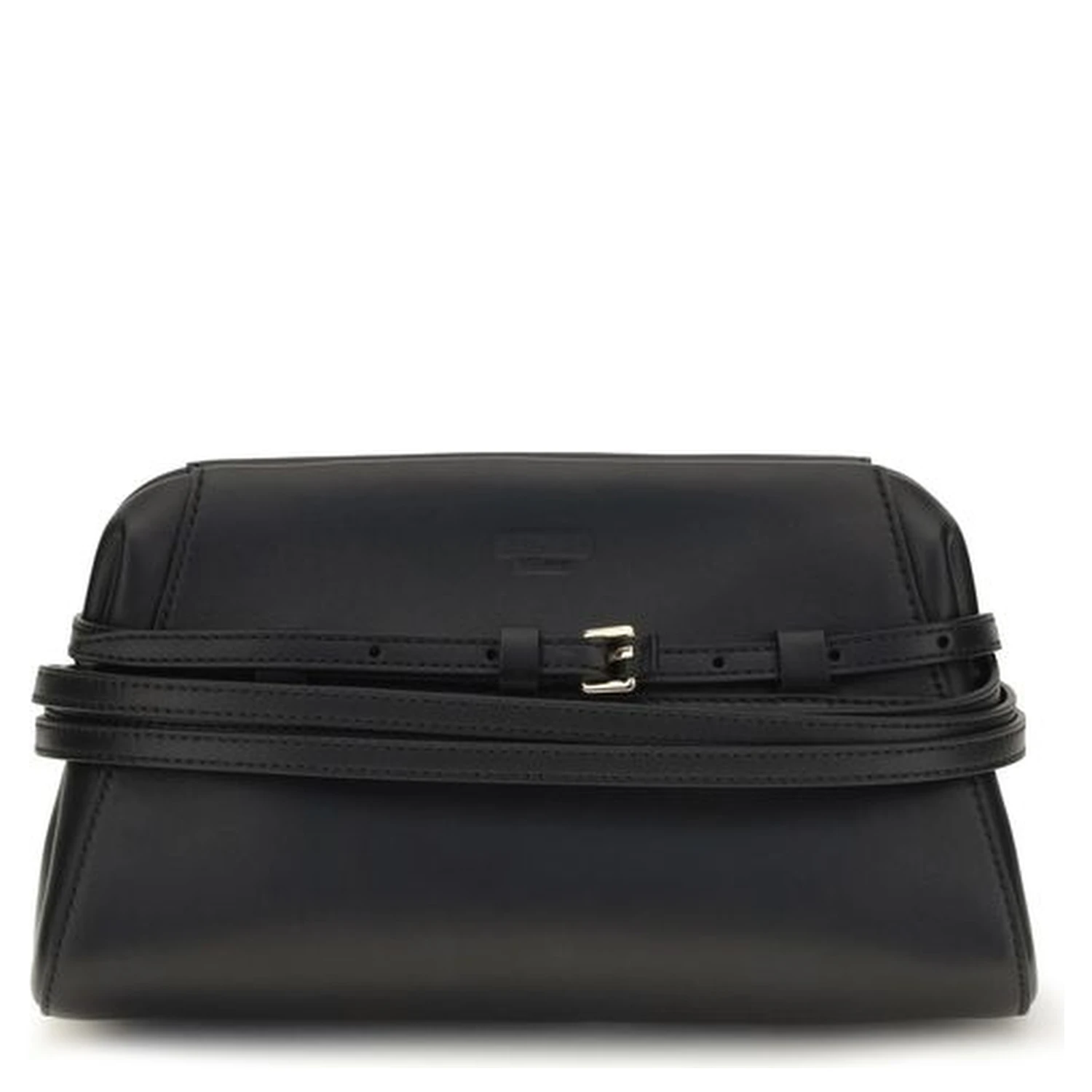 Black Goatskin Shoulder Bag