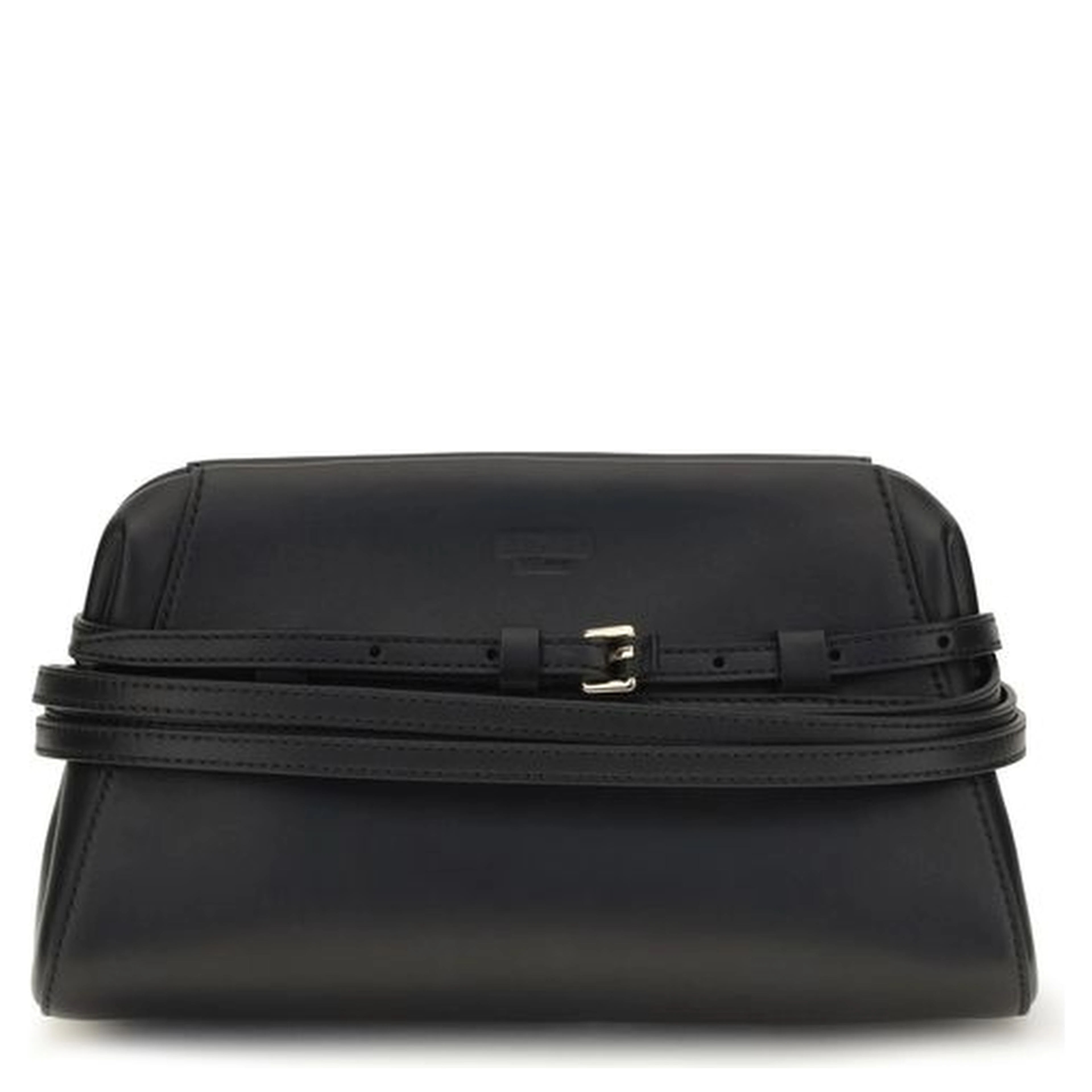 Black Goatskin Shoulder Bag