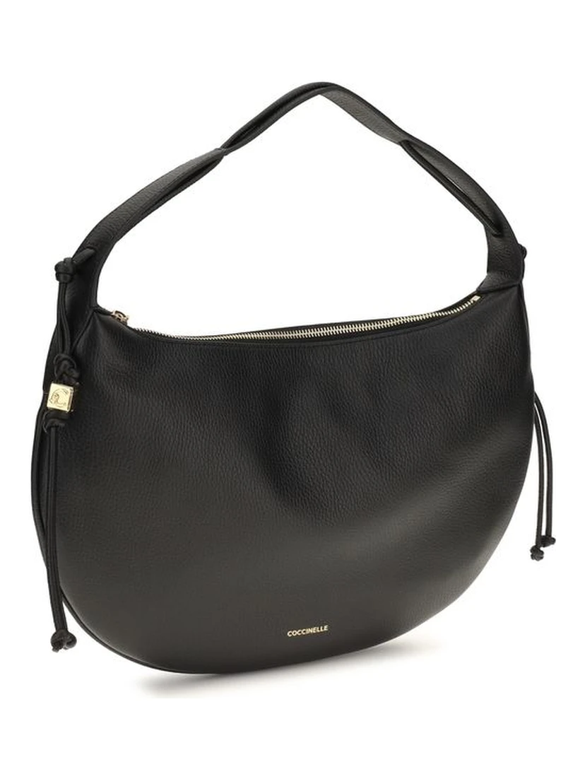 Black Calf Leather Bos Taurus Shoulder Bag