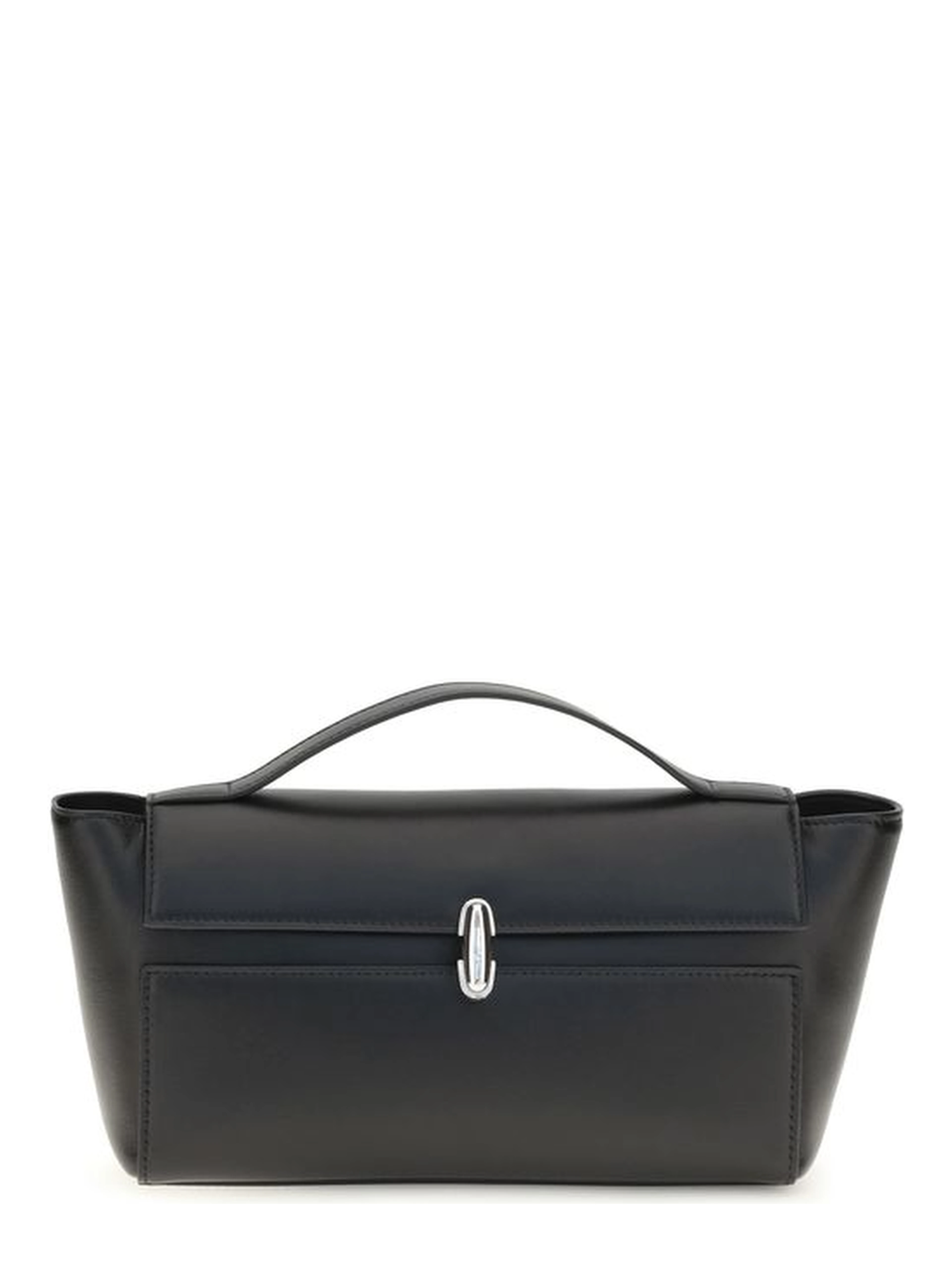 Black Calf Leather Bos Taurus Shoulder Bag