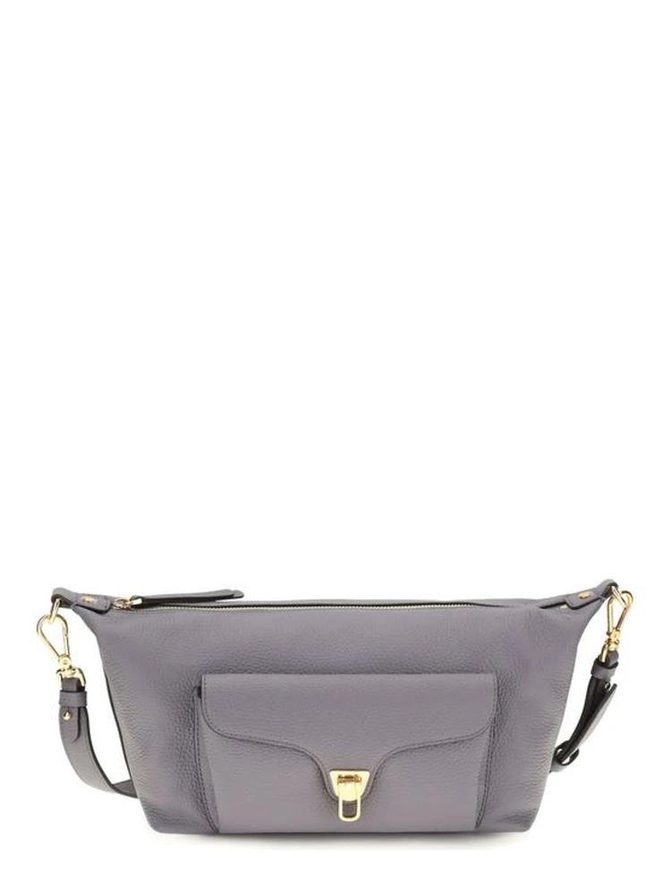 Gray Calf Leather Bos Taurus Shoulder Bag