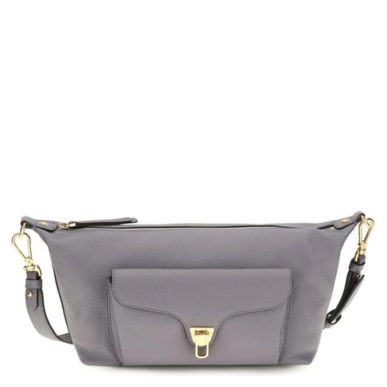 Gray Calf Leather Bos Taurus Shoulder Bag