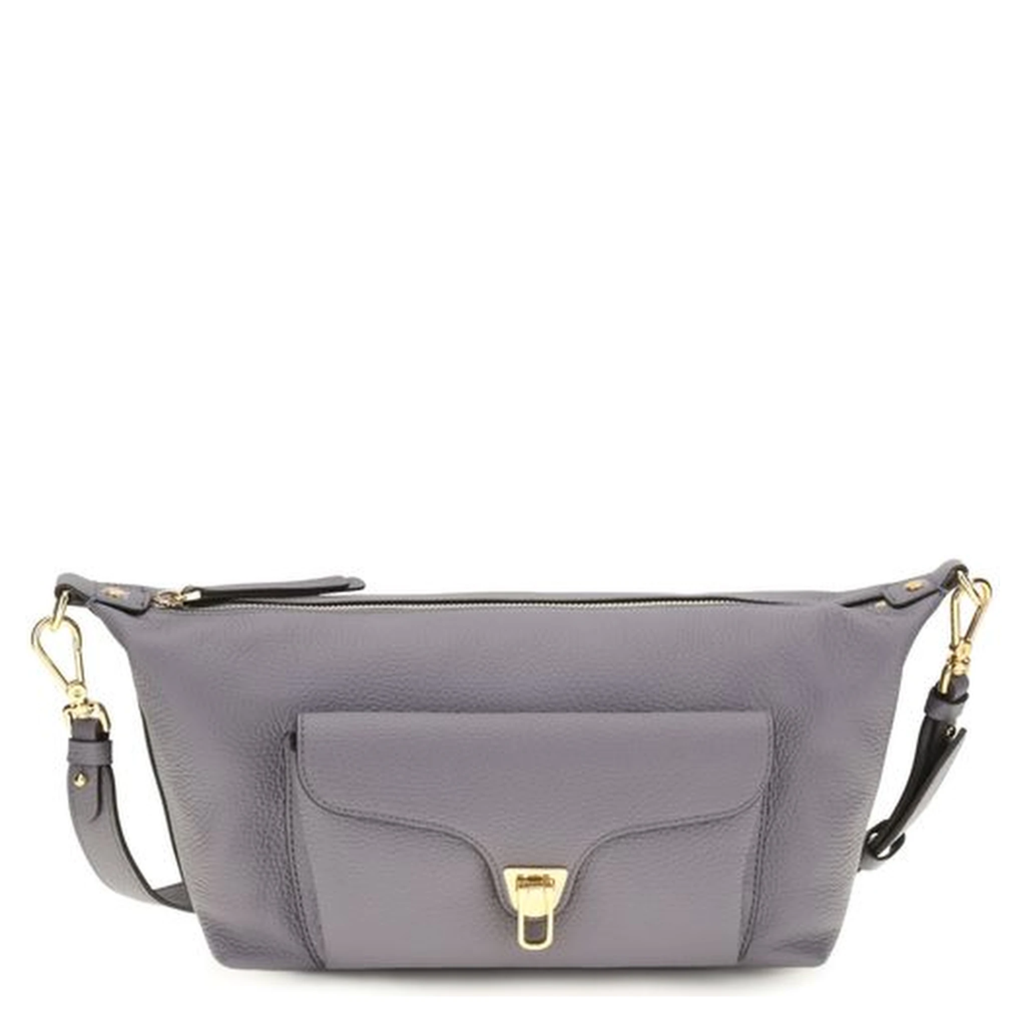 Gray Calf Leather Bos Taurus Shoulder Bag