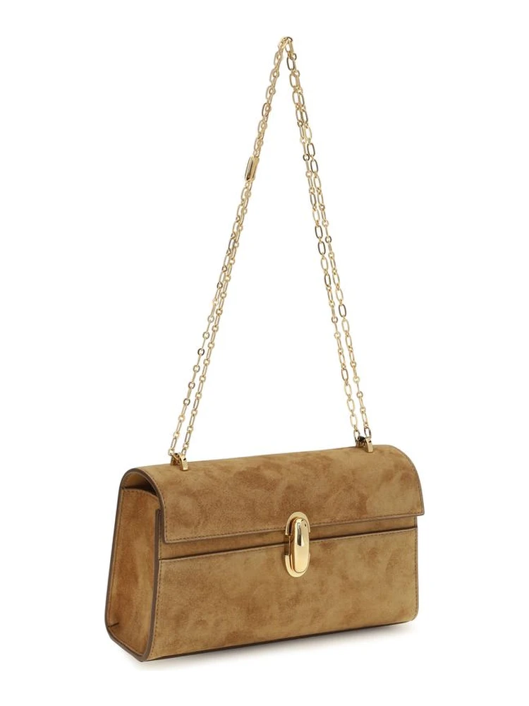 Beige Calf Leather Bos Taurus Shoulder Bag alternative