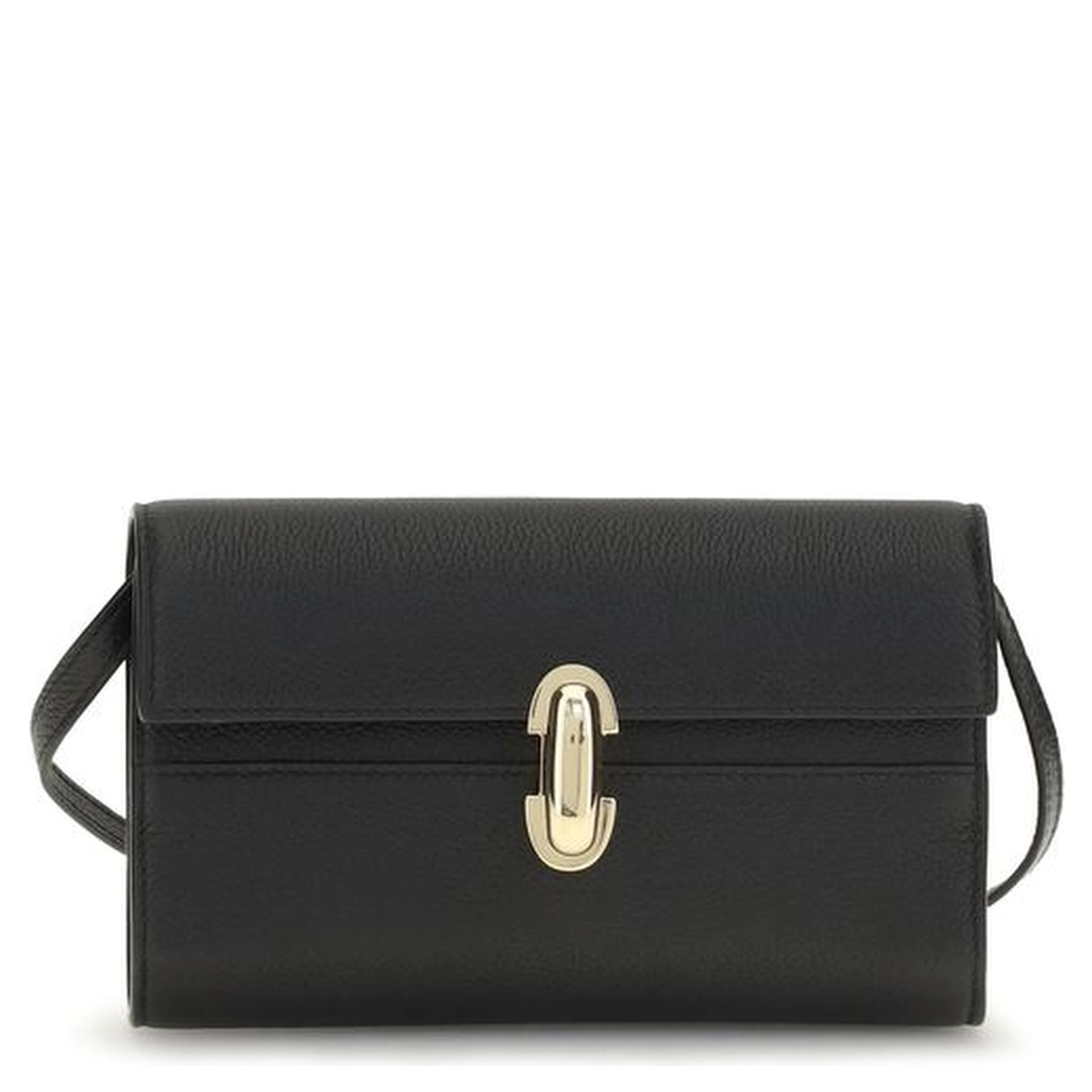 Black Calf Leather Bos Taurus Shoulder Bag