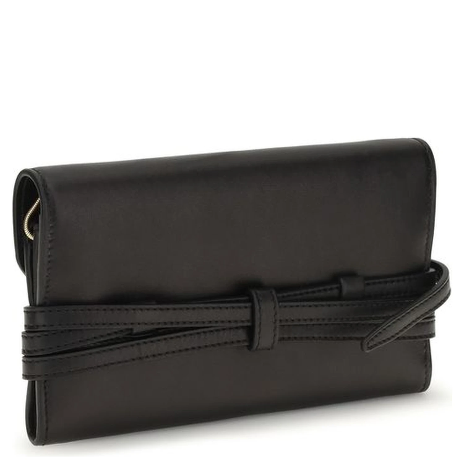 Black Goatskin Shoulder Bag