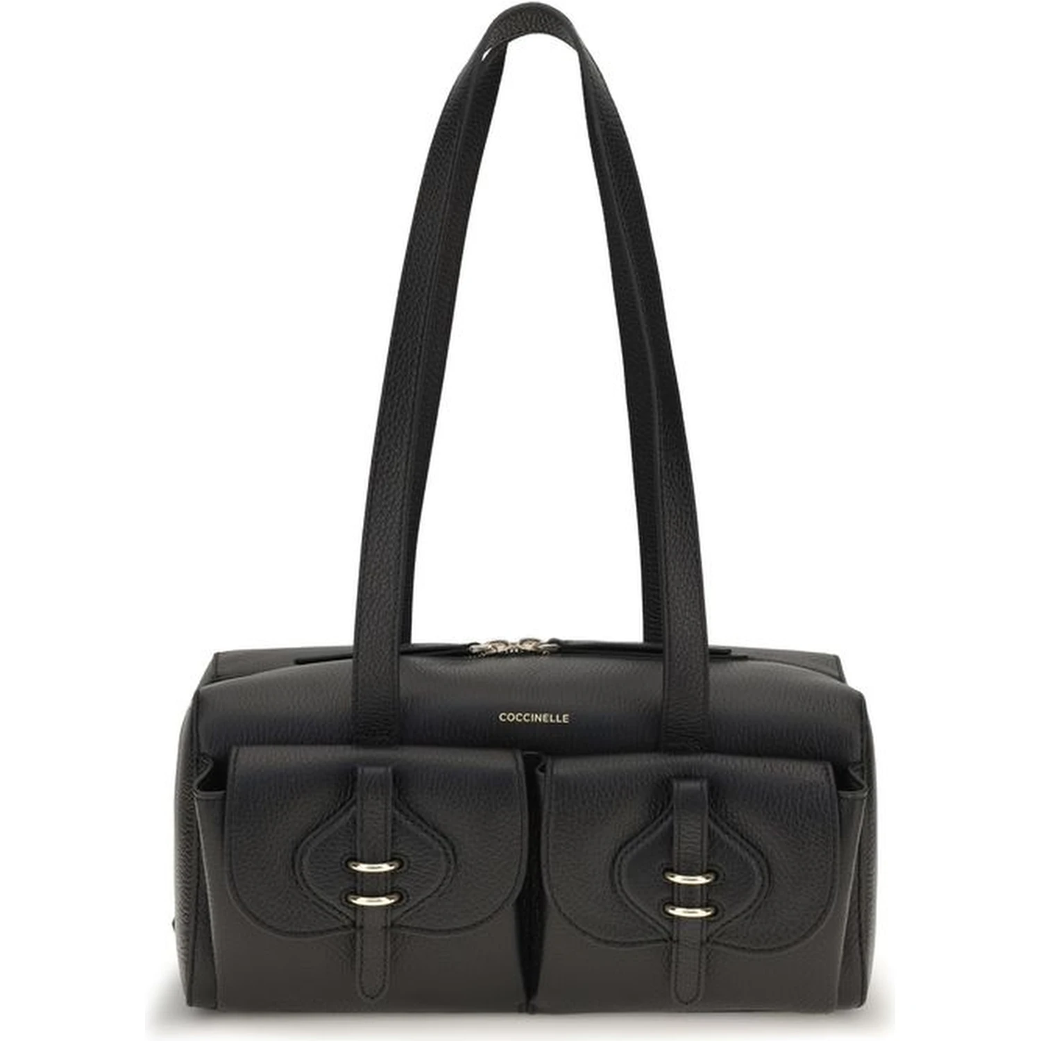 Black Calf Leather Bos Taurus Shoulder Bag
