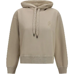 Beige Cotton Sweatshirt
