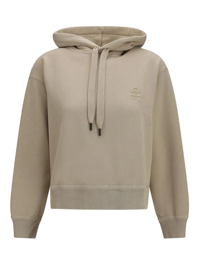 Beige Cotton Sweatshirt