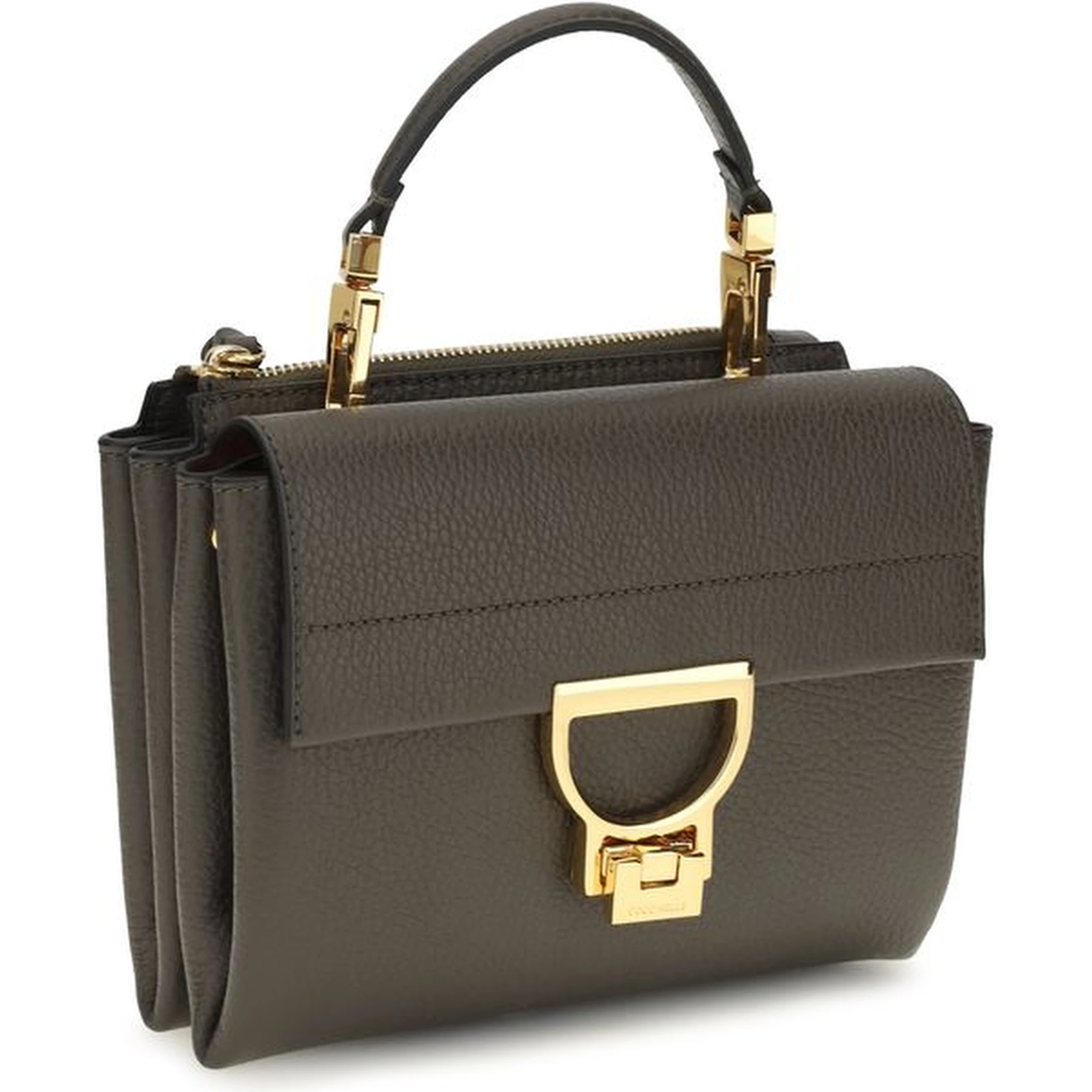 Brown Calf Leather Bos Taurus Handbag