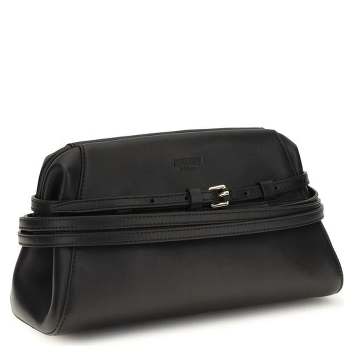 Black Goatskin Shoulder Bag